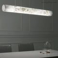 Alabaster Cylindrical Chandelier 47"-MEET LIGHTING
