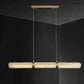 Alabaster Cylindrical Linear Chandelier-Meet Lighting