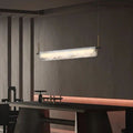 Alabaster Dining Linear Chandelier 39"L-MEET LIGHTING