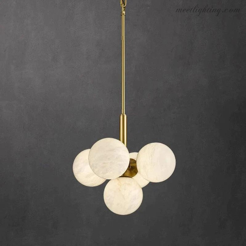 Alabaster Global Rod/Cord Pendant-Meet Lighting