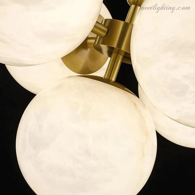 Alabaster Global Rod/Cord Pendant-Meet Lighting