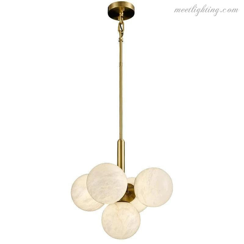 Alabaster Global Rod/Cord Pendant-Meet Lighting