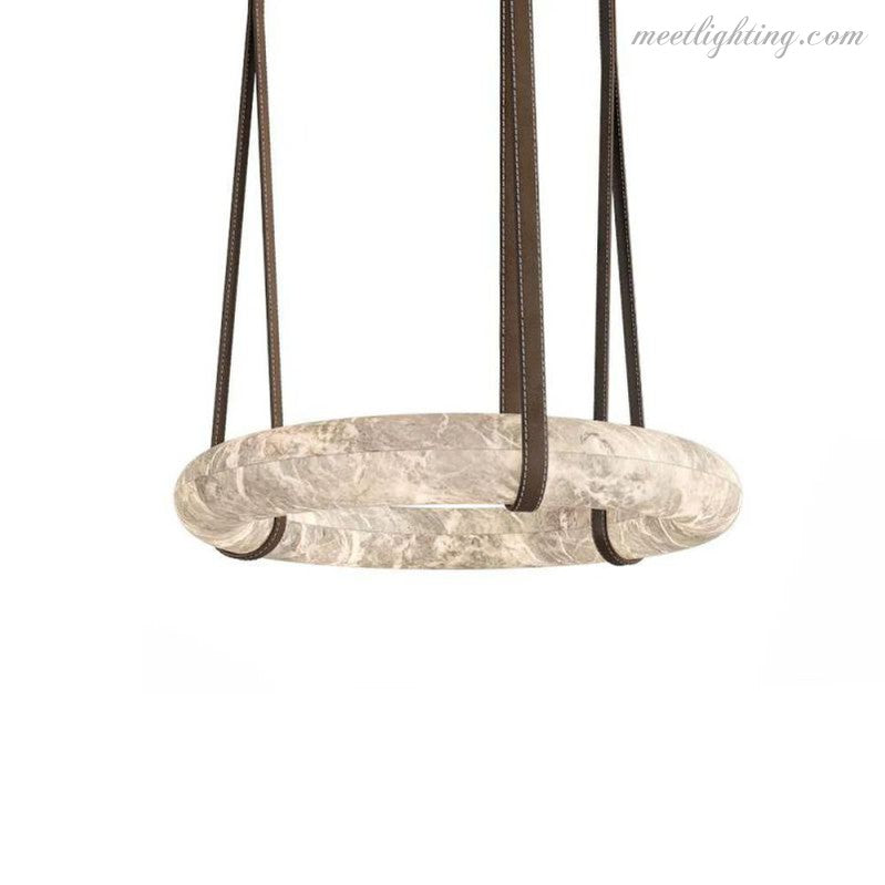 Alabaster Halo Light-Meet Lighting