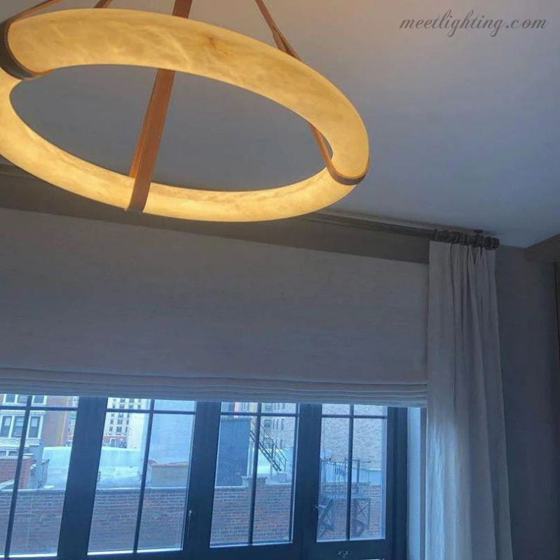 Alabaster Halo Light-Meet Lighting