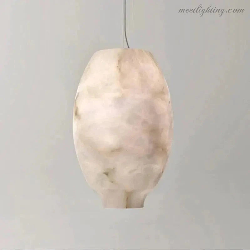 Alabaster Lantern Pendant Lights-Meet Lighting