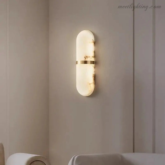 Alabaster Living Room Walls Light Fixture-Meet Lighting