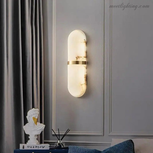 Alabaster Living Room Walls Light Fixture-Meet Lighting