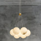 Alabaster Lunar Chandelier-Meet Lighting