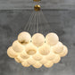 Alabaster Lunar Chandelier-Meet Lighting