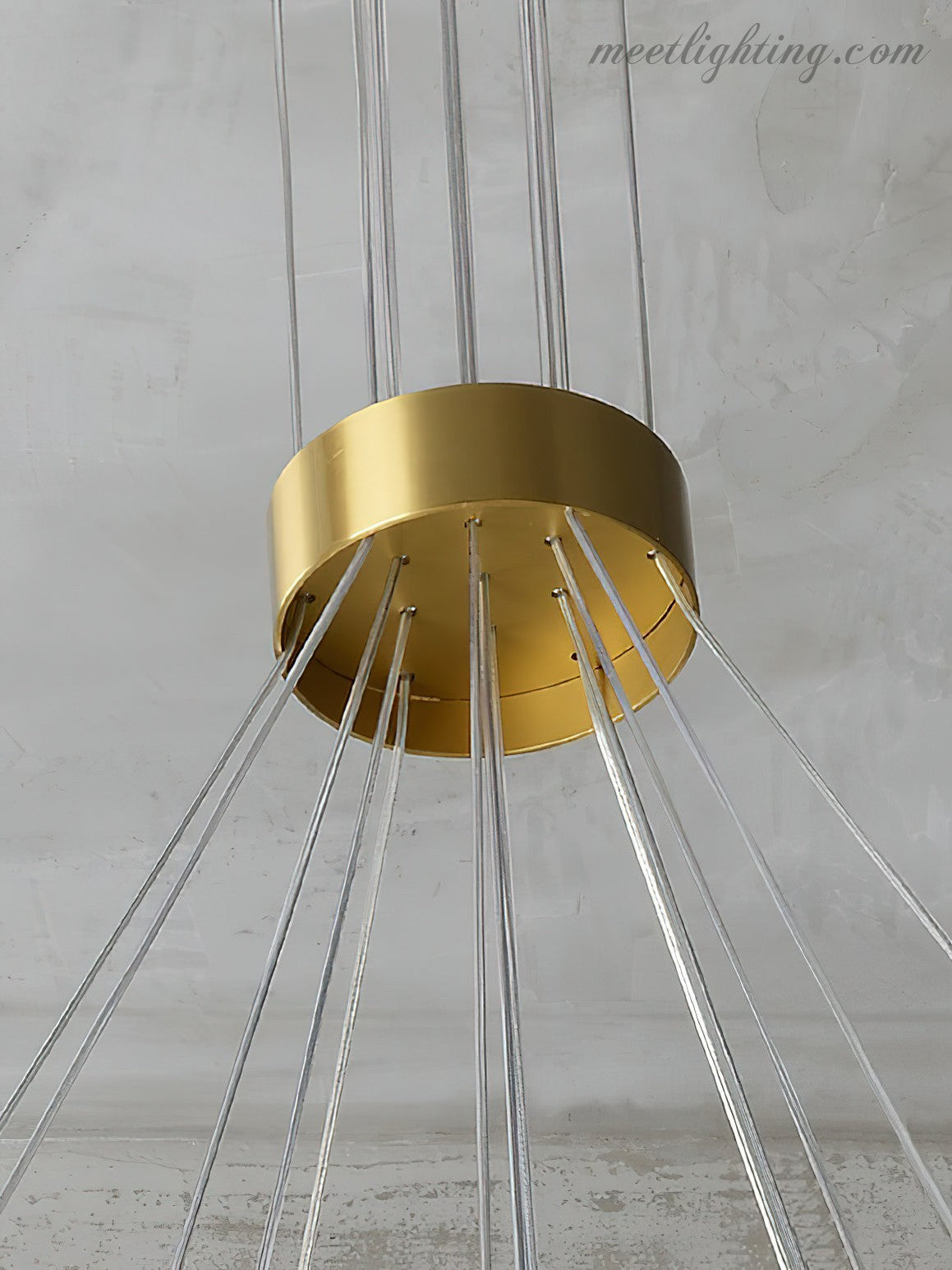 Alabaster Lunar Chandelier-Meet Lighting