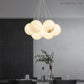 Alabaster Lunar Chandelier-Meet Lighting