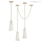 Alabaster Modern 3-Light Marble Chandelier-Meet Lighting