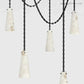 Alabaster Modern 5-Light Marble Chandelier-Meet Lighting