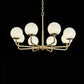 Alabaster Modern Global Dining Chandelier-Meet Lighting