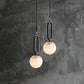 Alabaster Modern Pendant 6"D-Meet Lighting