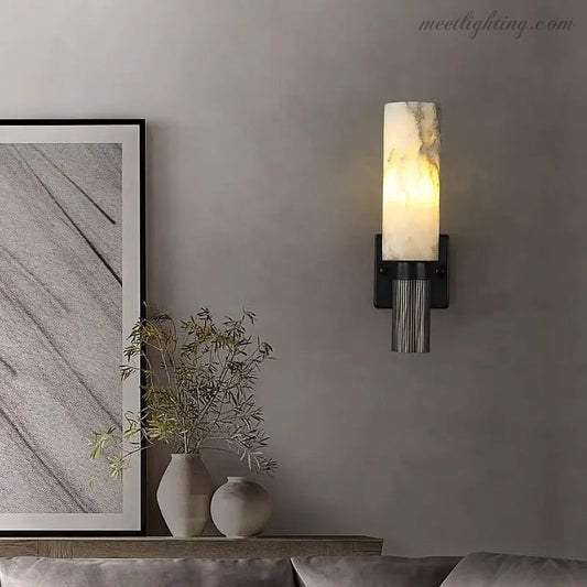 Alabaster Modern Wall Sconce Lighting-Meet Lighting