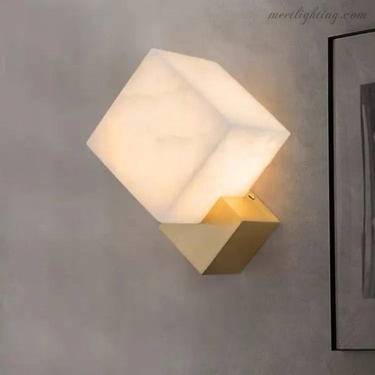 Alabaster Modern Wall Sconces For Bedroom-Meet Lighting