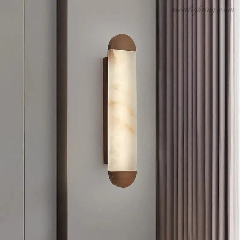 Alabaster Modern Wall Sconces For Living Room-Meet Lighting