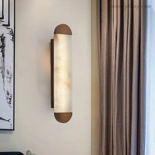 Alabaster Modern Wall Sconces For Living Room-Meet Lighting