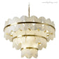 Alabaster Multi-Layer Butterfly Round Chandelier-Meet Lighting