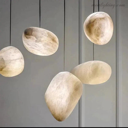 Alabaster Natural Stone Pendant Lights-Meet Lighting