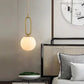 Alabaster Oval Ring Pendant Light-Meet Lighting