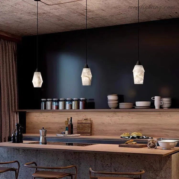 Alabaster Pendant Lights For Kitchen-Meet Lighting