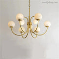 Alabaster Radial Chandelier-MEET LIGHTING