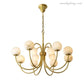 Alabaster Radial Chandelier-Meet Lighting