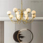 Alabaster Radial Chandelier-Meet Lighting