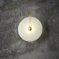 Alabaster Round Bedroom Bedside Wall Sconce-Meet Lighting