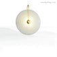 Alabaster Round Bedroom Bedside Wall Sconce-Meet Lighting