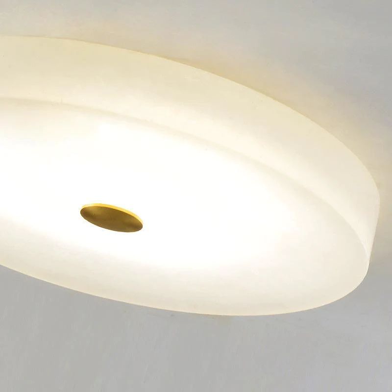 Alabaster Round Led Flushmount 11.8" 15.7" 19.7"-Meet Lighting