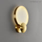 Alabaster Round Modern Wall Sconce-Meet Lighting