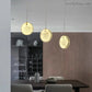 Alabaster Round Pendant Lights Dining Room-Meet Lighting