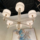 Alabaster Six-Light Chandelier-Meet Lighting