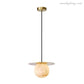 Alabaster Sphere Bedroom Pendant-Meet Lighting