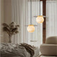 Alabaster Sphere Bedroom Pendant-Meet Lighting