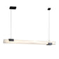 Alabaster Square Pillar Dining Chandelier-Meet Lighting