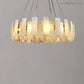 Alabaster Square Sheet Round Chandelier-Meet Lighting