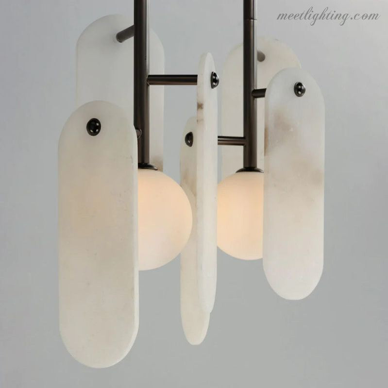 Alabaster Studio M Megalith 5-Light Pendant-Meet Lighting