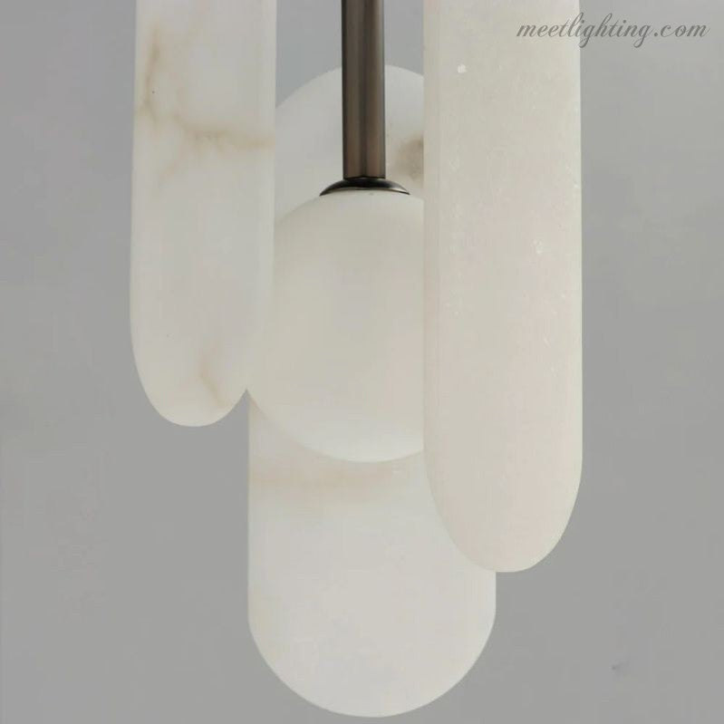 Alabaster Studio M Megalith 5-Light Pendant-Meet Lighting