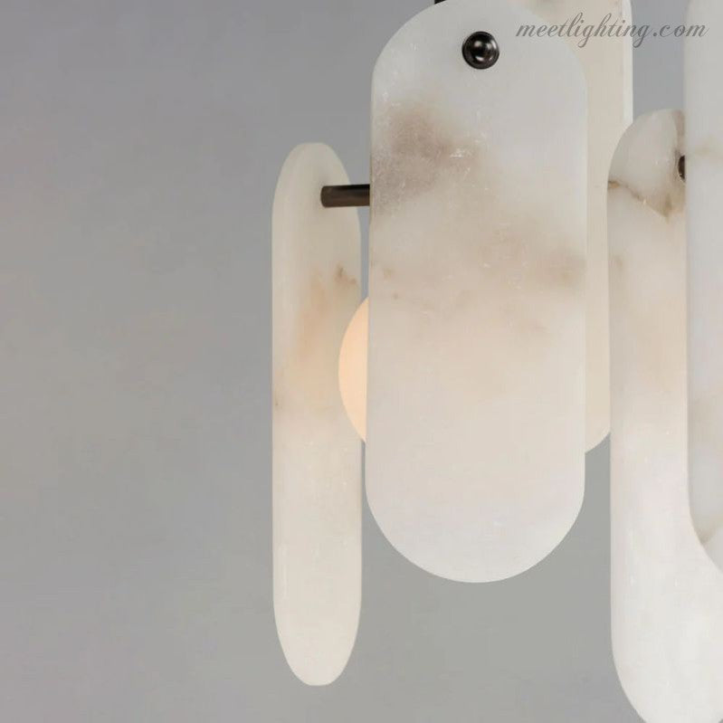 Alabaster Studio M Megalith 5-Light Pendant-Meet Lighting