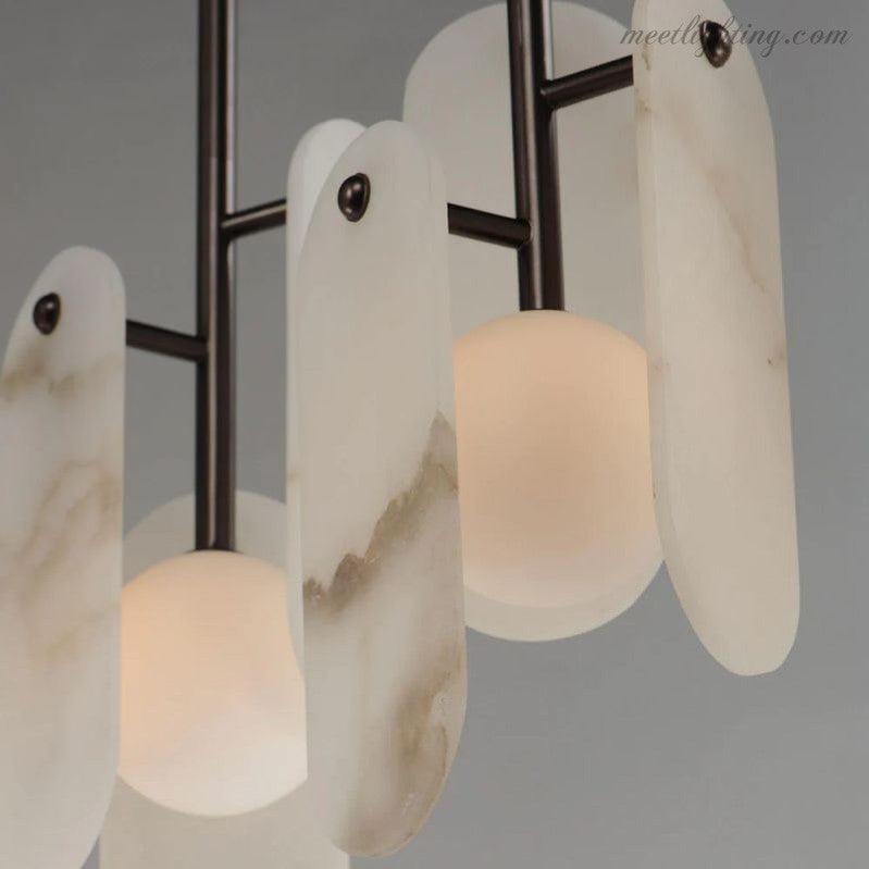 Alabaster Studio M Megalith 5-Light Pendant-Meet Lighting