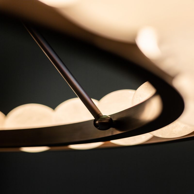 Alabaster Suter Chandelier-MEET LIGHTING