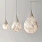 Alabaster Teardrop Pendant Light-Meet Lighting