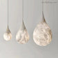 Alabaster Teardrop Pendant-Meet Lighting