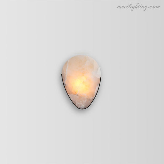 Alabaster V Wall Sconce-Meet Lighting