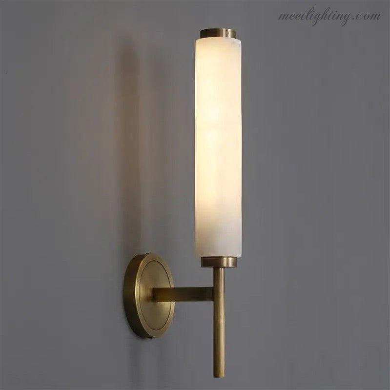 Alabaster Wall Lamps For Living Room-Meet Lighting