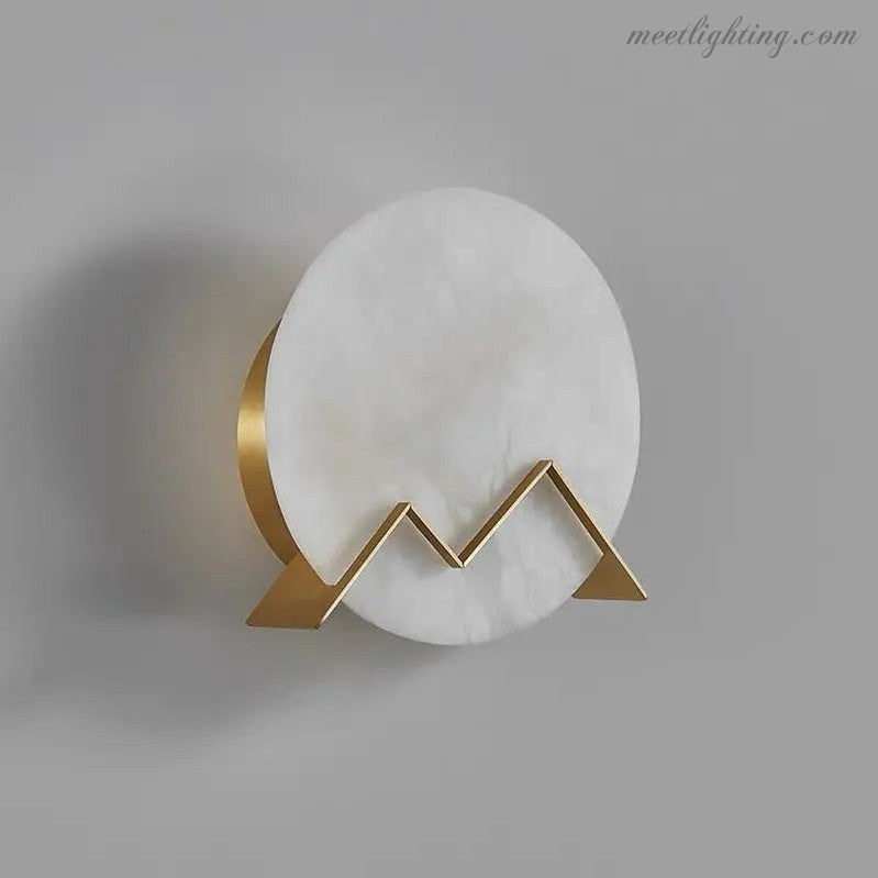 Alabaster Wall Sconces For Living Room-Meet Lighting